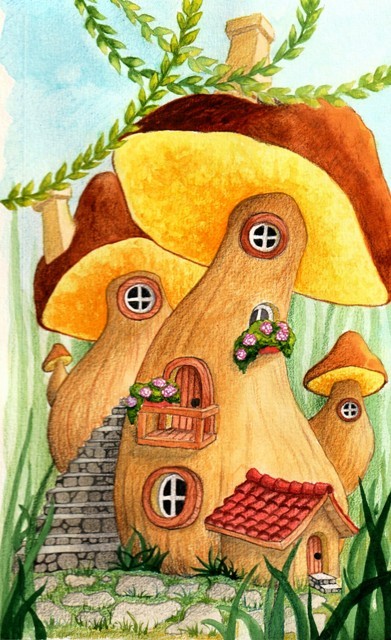 Mushroom house - kopie