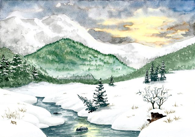 winter landscape - kopie